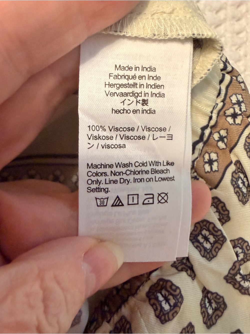 J. Crew Cosmo Wide Leg Pants in Foulard Print 100% Soft Viscose Fabric NWT XL - Picture 8 of 10